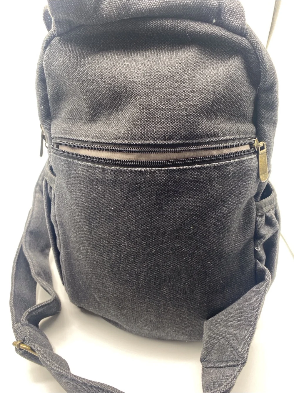 Men's Charcoal Canvas Sling Backpack - Versatile Crossbody Bag